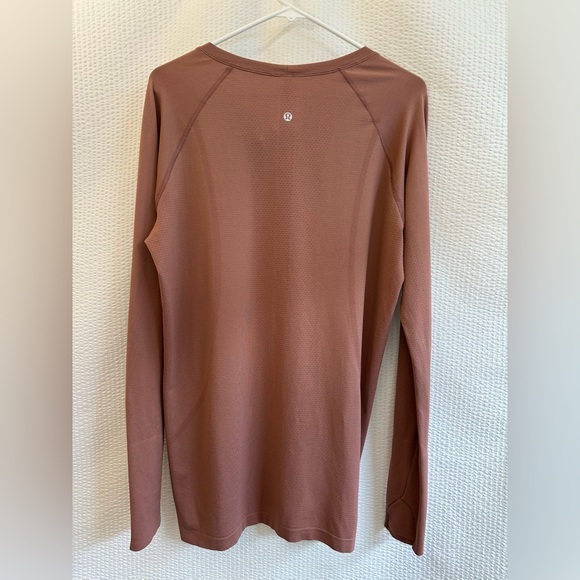 lululemon Swiftly Tech Women’s Long Sleeve Tee Spiced Chai Size: 16 - Picture 2 of 8